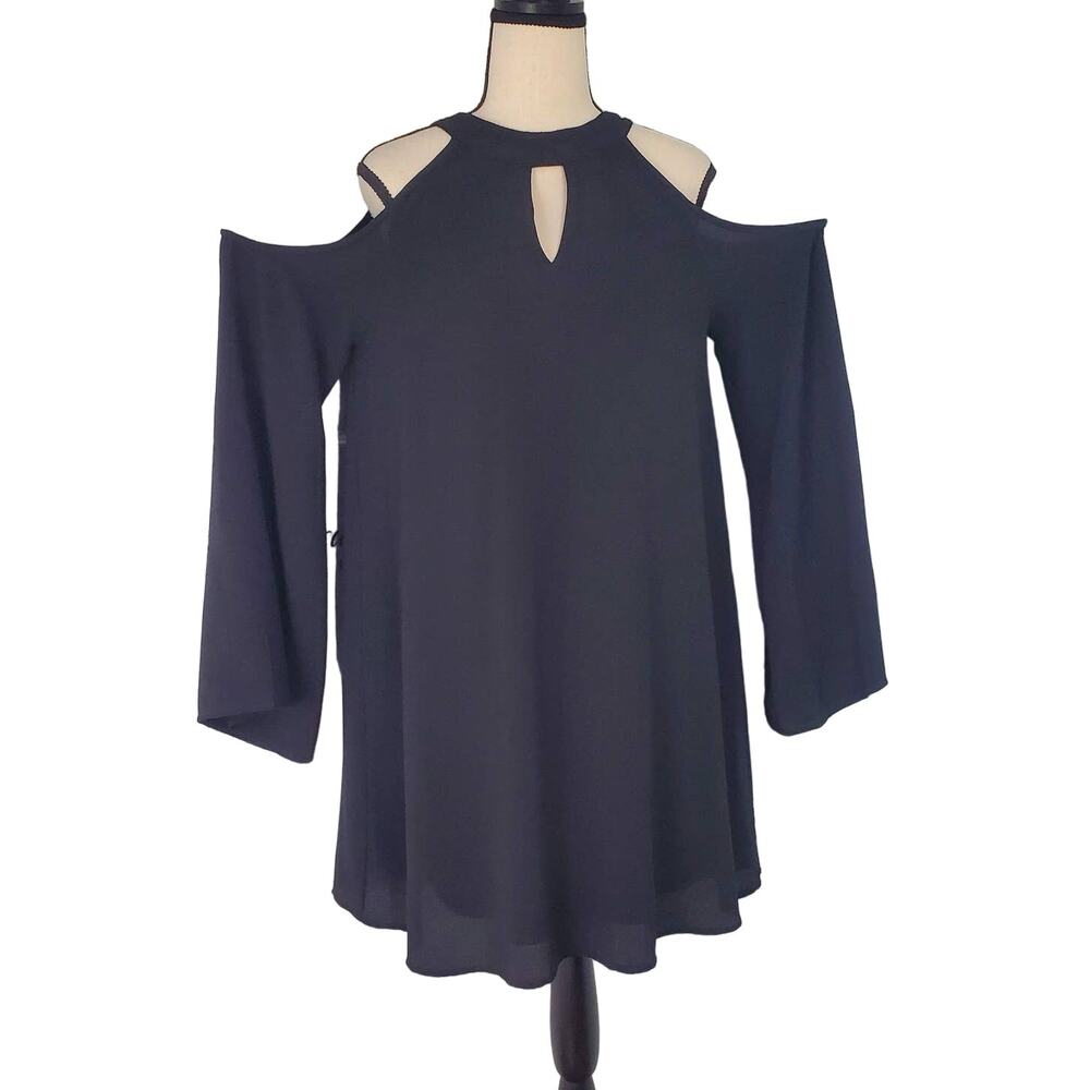 Black Cold Shoulder Dress - Size M